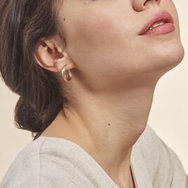 Créoles Tanya Or Tricolore - Boucles d'oreilles créoles Femme | Histoire d’Or