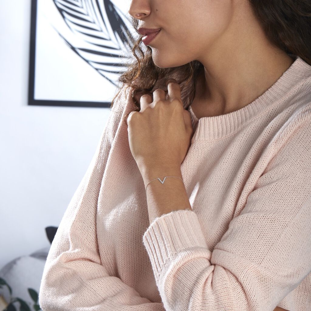 Bracelet Celene Or Blanc - Bracelets Femme | Histoire d’Or