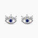 Boucles D'oreilles Puces Hina Argent Blanc Oxyde De Zirconium - Boucles d'oreilles fantaisie Femme | Histoire d’Or