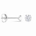 Boucles D'oreilles Puces Laena Argent Blanc Oxyde De Zirconium - Boucles d'oreilles fantaisie Femme | Histoire d’Or