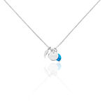 Collier Ammel Argent Blanc - Colliers fantaisie Femme | Histoire d&rsquo;Or