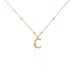 Collier Plaqué Or Jaune Lettra - Colliers fantaisie Femme | Histoire d’Or