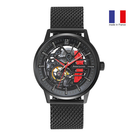 Montre Pierre Lannier Paddock Noir - Montres Homme | Histoire d’Or