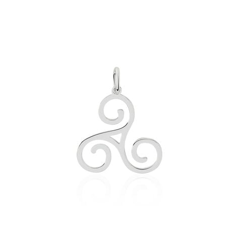 Pendentif Helge Argent Blanc - Pendentifs Famille | Histoire d’Or