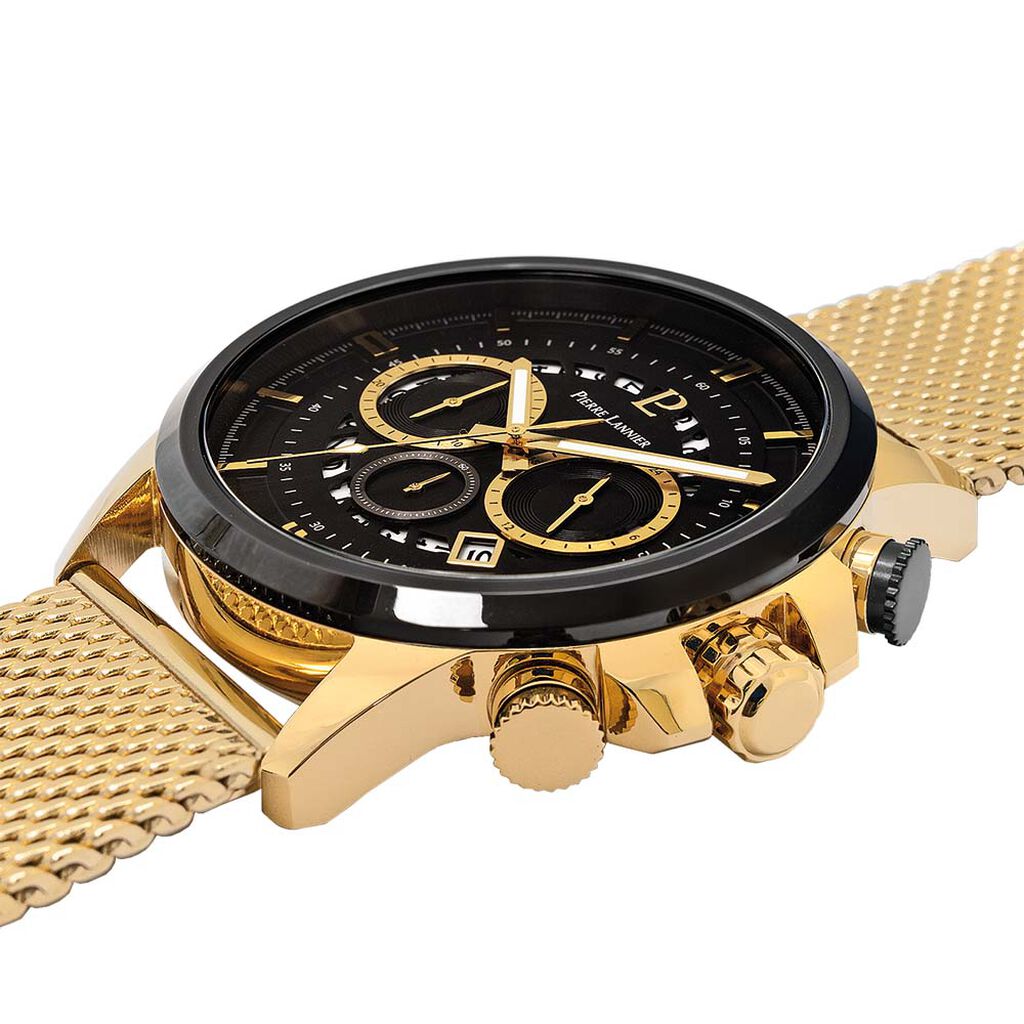 Montre Pierre Lannier Sentinelle Noir - Montres Homme | Histoire d’Or
