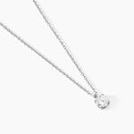 Collier Solitaire Argent Lylwenn - Colliers fantaisie Femme | Histoire d&rsquo;Or