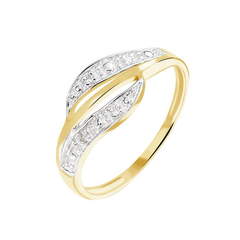 Bague Calypso Or Jaune Diamant - Bagues avec pierre Femme | Histoire d’Or