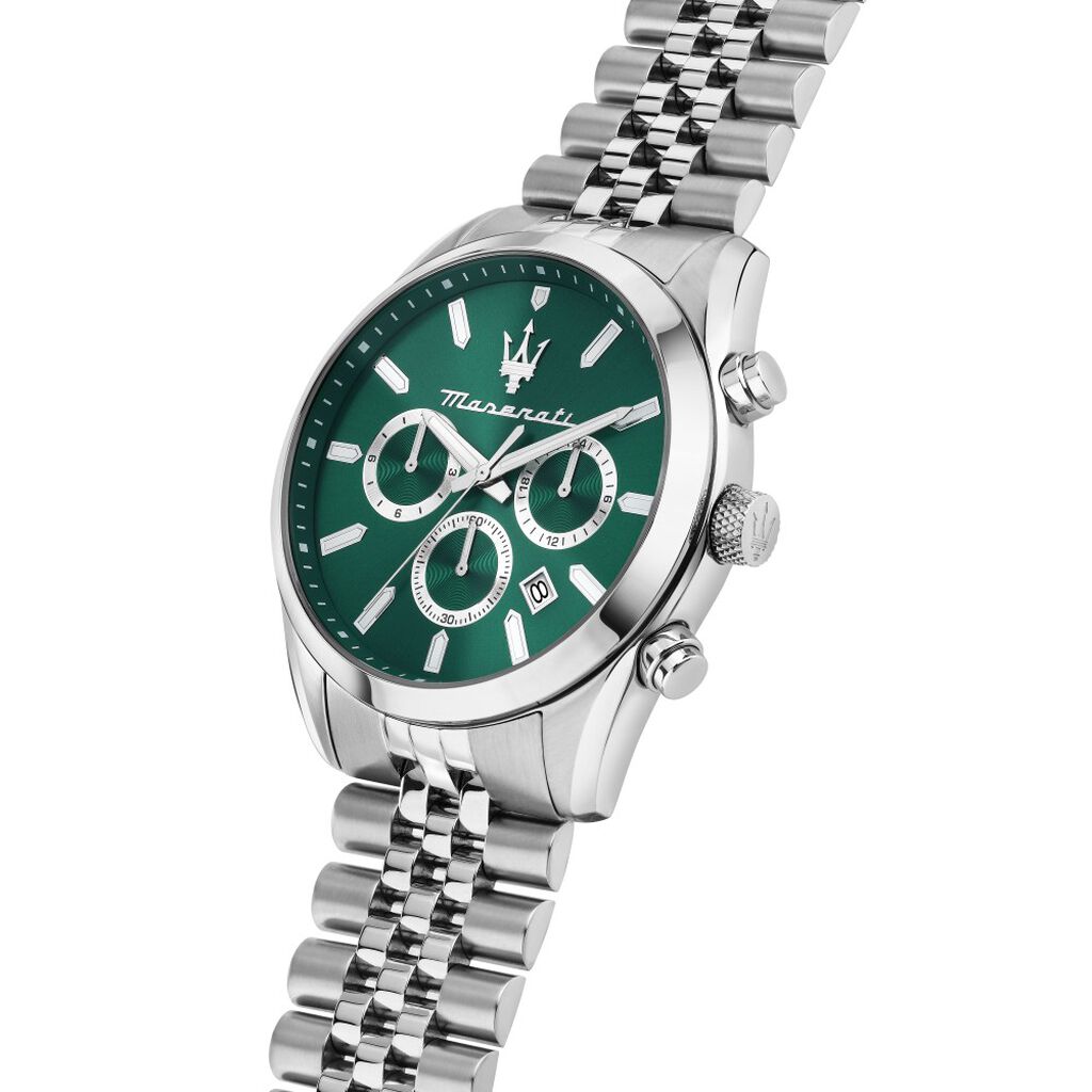 Montre Maserati Attrazione Vert - Id&eacute;es cadeaux Homme | Histoire d&rsquo;Or