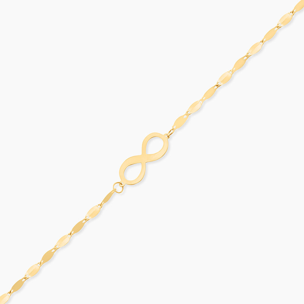 Bracelet Or Jaune Aulnie - F&ecirc;te des m&egrave;res Femme | Histoire d&rsquo;Or