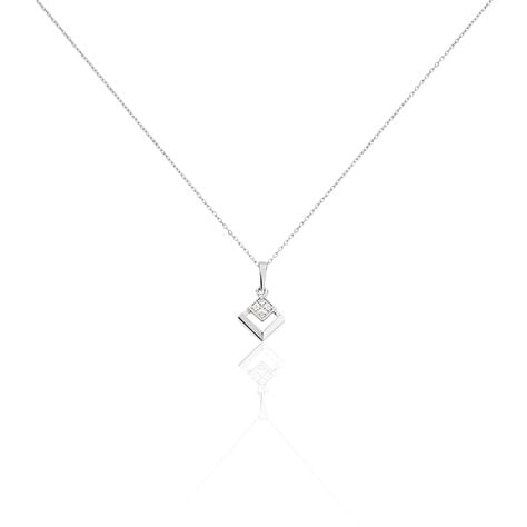 Collier Liana Or Blanc Diamant - Colliers Femme | Histoire d&rsquo;Or