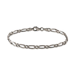 Bracelet Anilo Noircie Argent Blanc - Bracelets chaîne Homme | Histoire d’Or