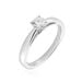 Bague Iris Platine Blanc Diamant - Bagues solitaires Femme | Histoire d’Or