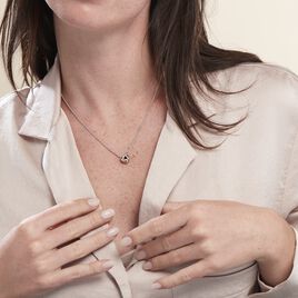 Collier Leonitia Argent Blanc - Colliers fantaisie Femme | Histoire d’Or