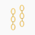 Boucles D'oreilles Pendantes Sprita Acier Dor&eacute; - Boucles d'oreilles fantaisie Femme | Histoire d&rsquo;Or