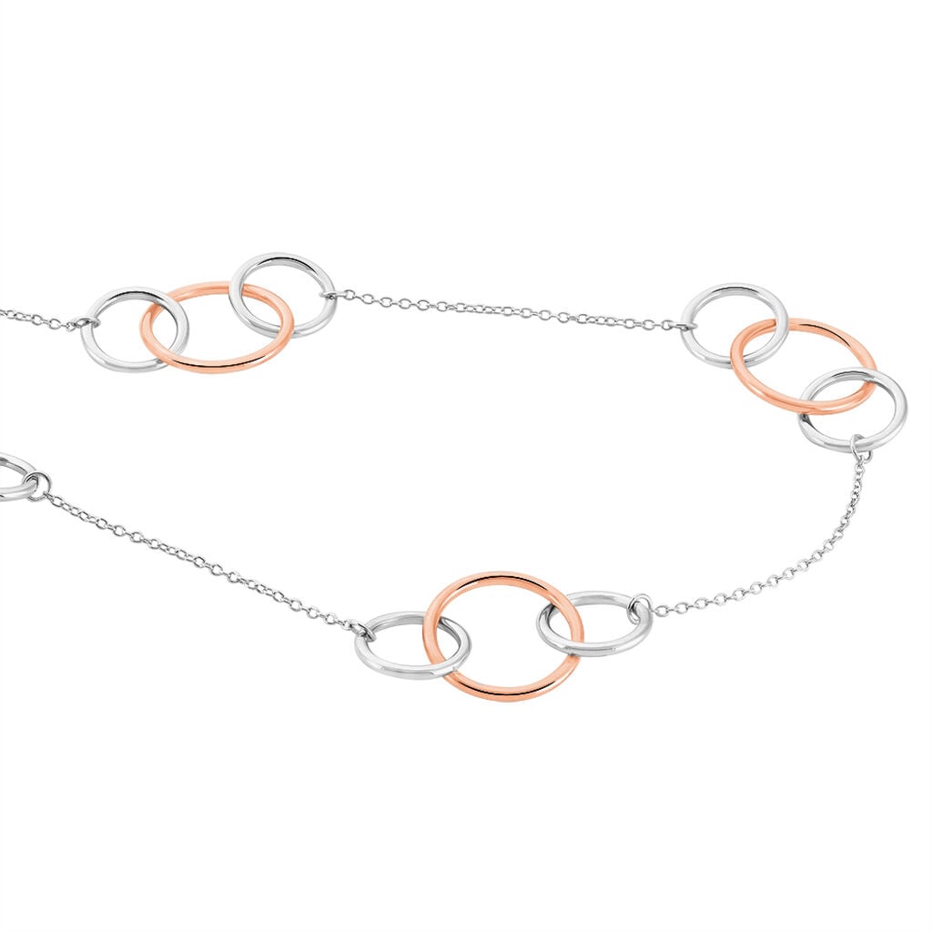 Collier Malha Argent Bicolore - Colliers fantaisie Femme | Histoire d&rsquo;Or