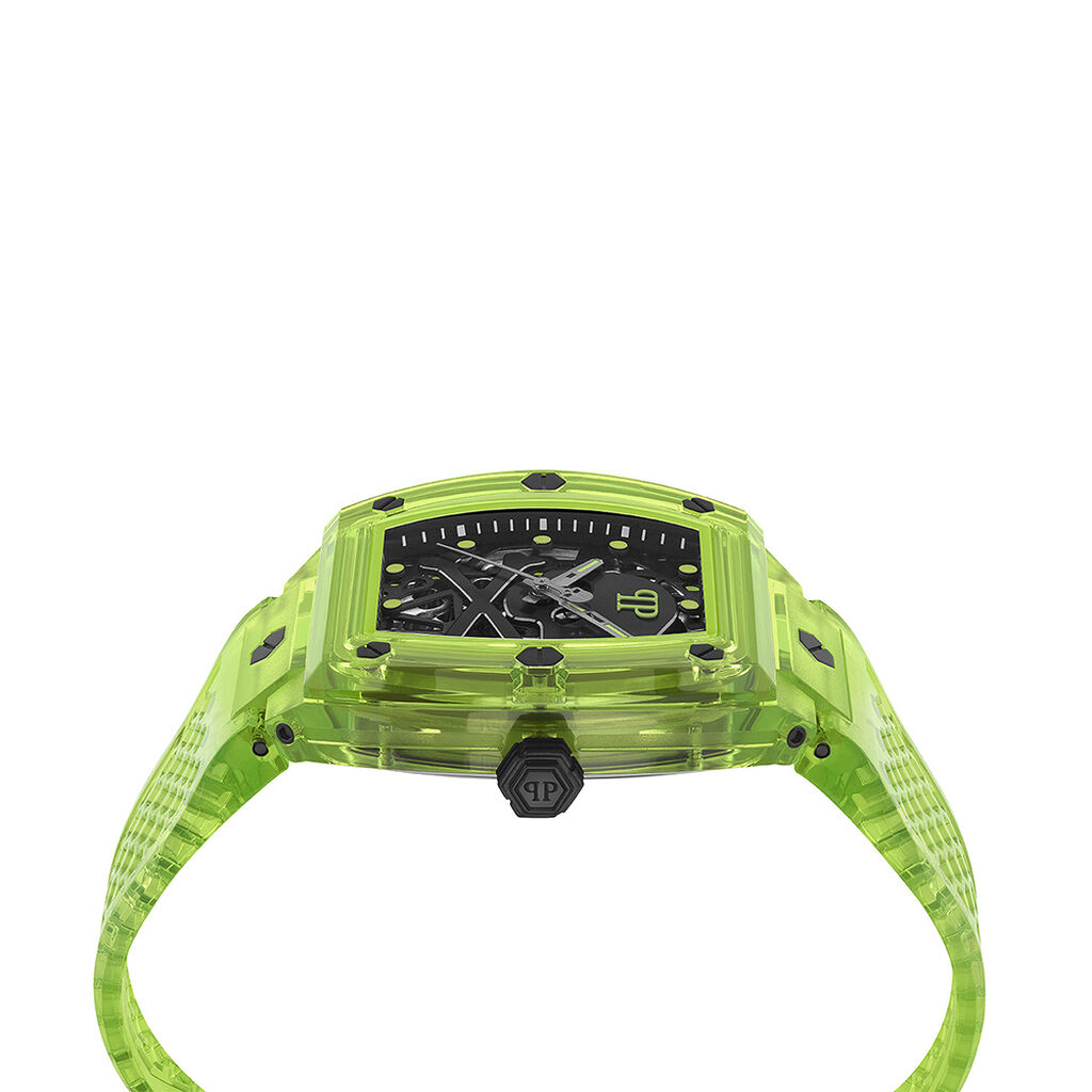 Montre Philipp Plein The $keleton Crystal Noir - Montres Homme | Histoire d’Or