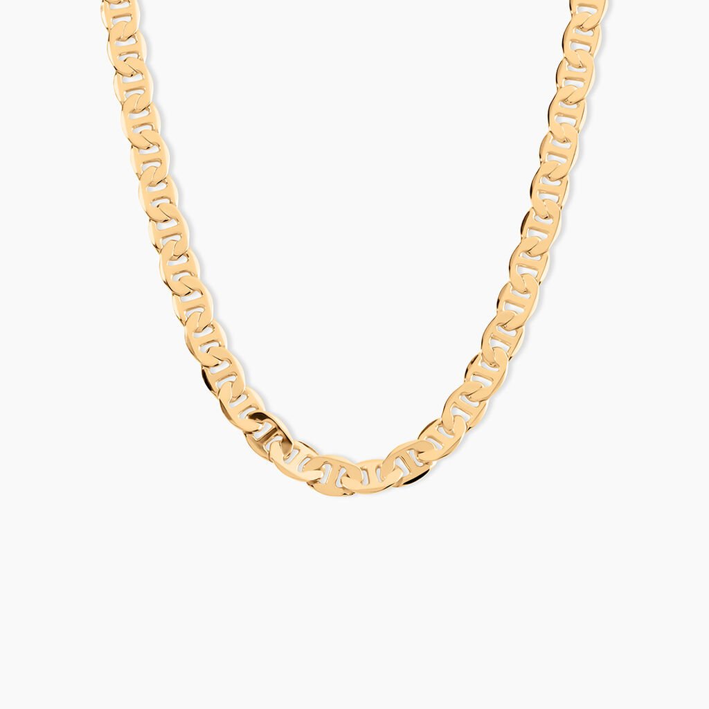 Collier Plaqu&eacute; Or Kamen - Chaines Homme | Histoire d&rsquo;Or