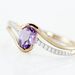 Bague Or Jaune Anja Améthyste - Bagues solitaires Femme | Histoire d’Or