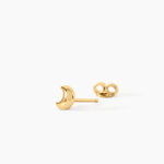 Boucles D'Oreilles Puces Ma&euml;lia Argent Dor&eacute; A L'Or 750/1000 - Boucles d'oreilles fantaisie Femme | Histoire d&rsquo;Or