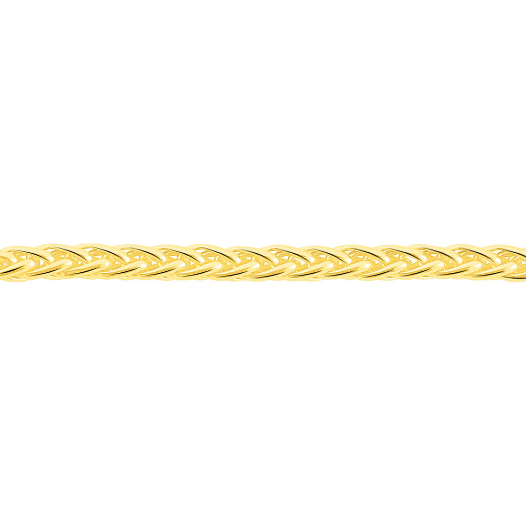 Bracelet Jany Maille Palmier Or Jaune - Bracelets cha&icirc;ne Femme | Histoire d&rsquo;Or