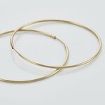 Cr&eacute;oles Dominae Or Jaune - Boucles d'oreilles cr&eacute;oles Femme | Histoire d&rsquo;Or