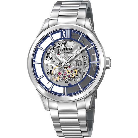Montre Festina Automatic Bleu - Montres Homme | Histoire d’Or