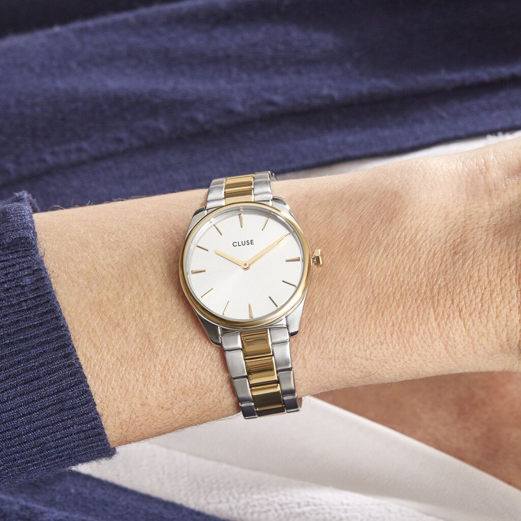 Montre Cluse Feroce Petite Argenté - Montres Femme | Histoire d’Or