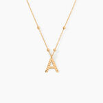 Collier Plaqu&eacute; Or Jaune Lettra - Bijoux sans pierre Femme | Histoire d&rsquo;Or