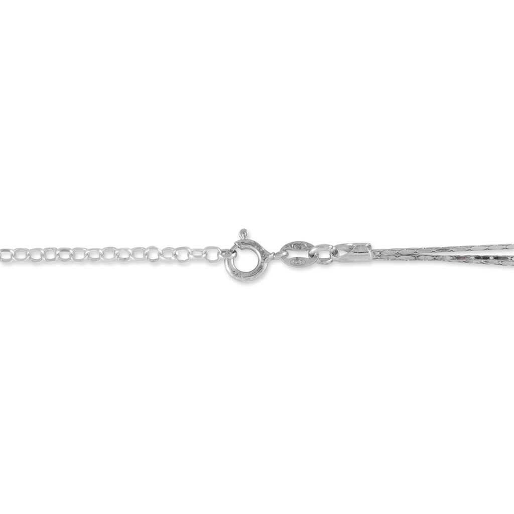 Bracelet Abbie Argent Blanc - Bracelets Femme | Histoire d’Or