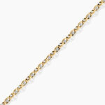 Bracelet Carlo Or Bicolore Maille Marine Ronde - Bracelets cha&icirc;ne Femme | Histoire d&rsquo;Or