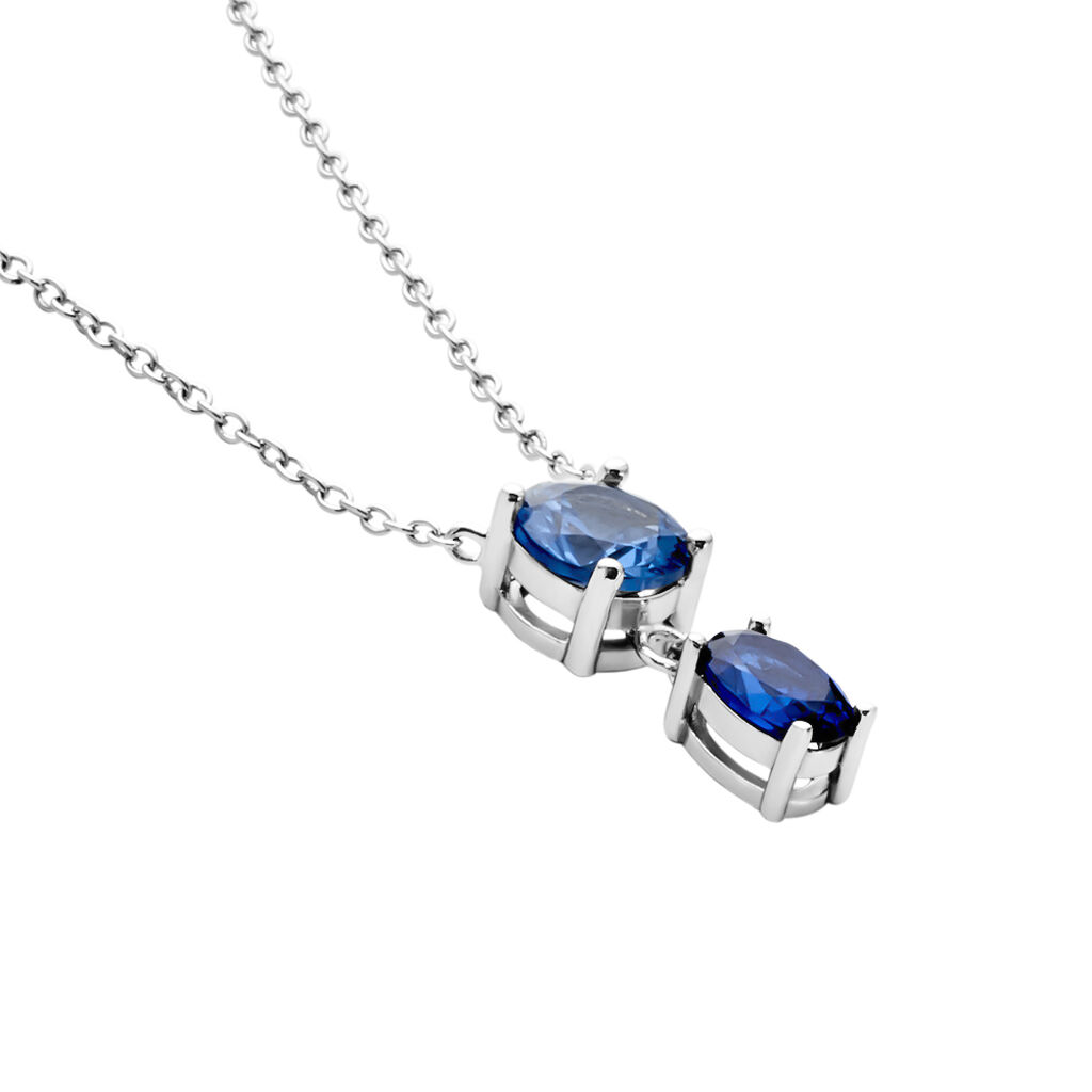 Collier Argent Blanc Brenna Oxydes De Zirconium - Colliers fantaisie Femme | Histoire d’Or