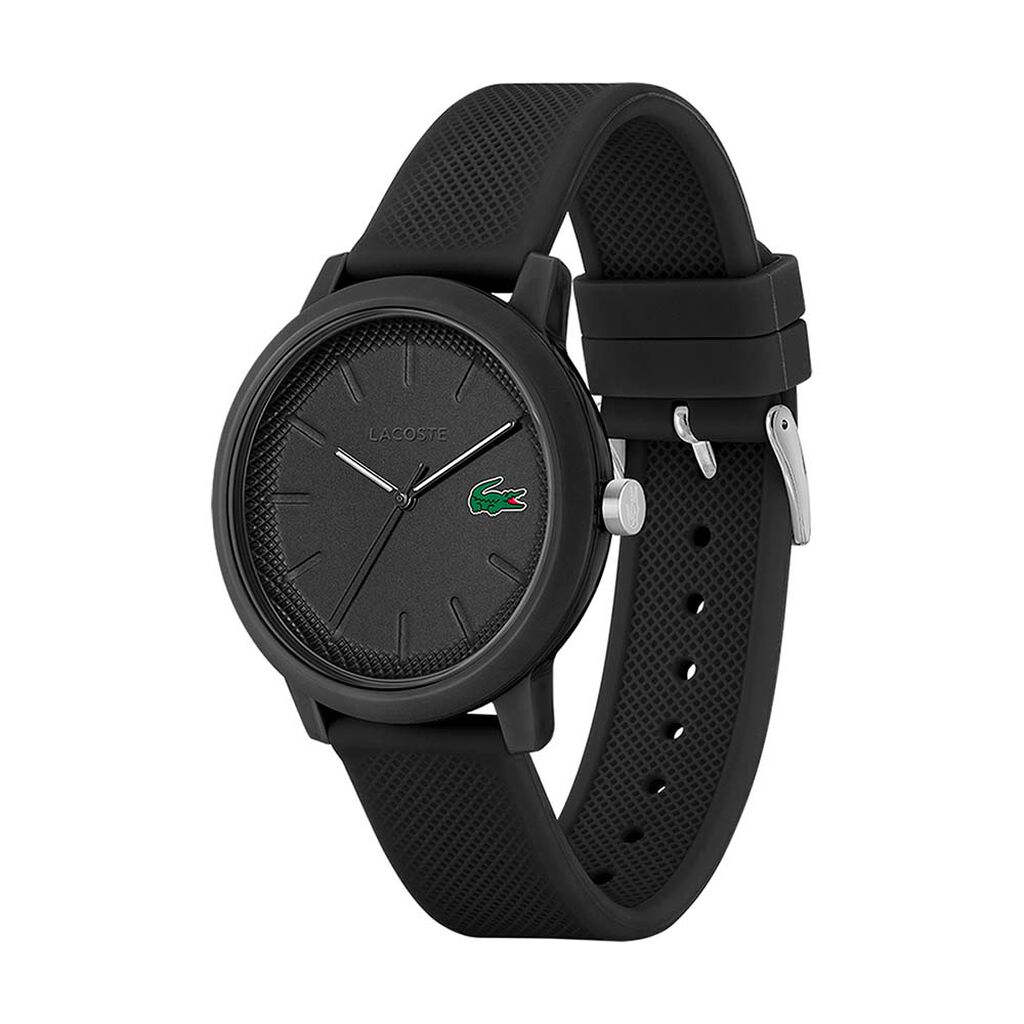 Montre Lacoste 12.12 Noir - Montres Homme | Histoire d&rsquo;Or
