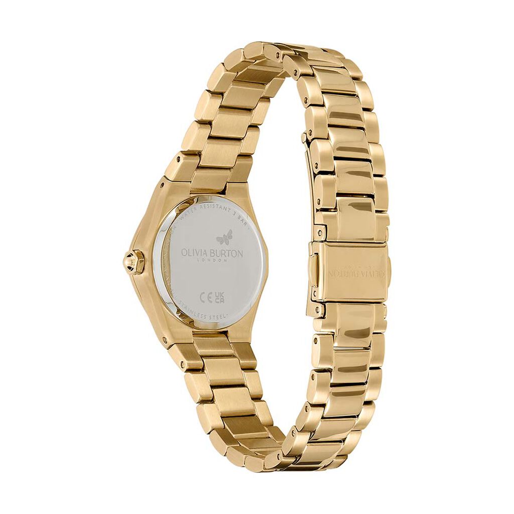 Montre Olivia Burton Mini Hexa Marron - Montres Femme | Histoire d’Or