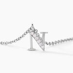 Collier Neruda Argent Blanc Oxyde De Zirconium - Colliers fantaisie Femme | Histoire d&rsquo;Or