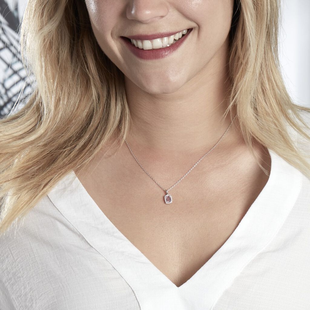 Collier Aladin Argent Blanc Oxyde De Zirconium - Colliers fantaisie Femme | Histoire d’Or