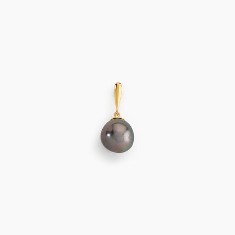 Pendentif Semi-baroque Or Jaune Perle De Culture De Tahiti - Pendentifs empierr&eacute;s Femme | Histoire d&rsquo;Or