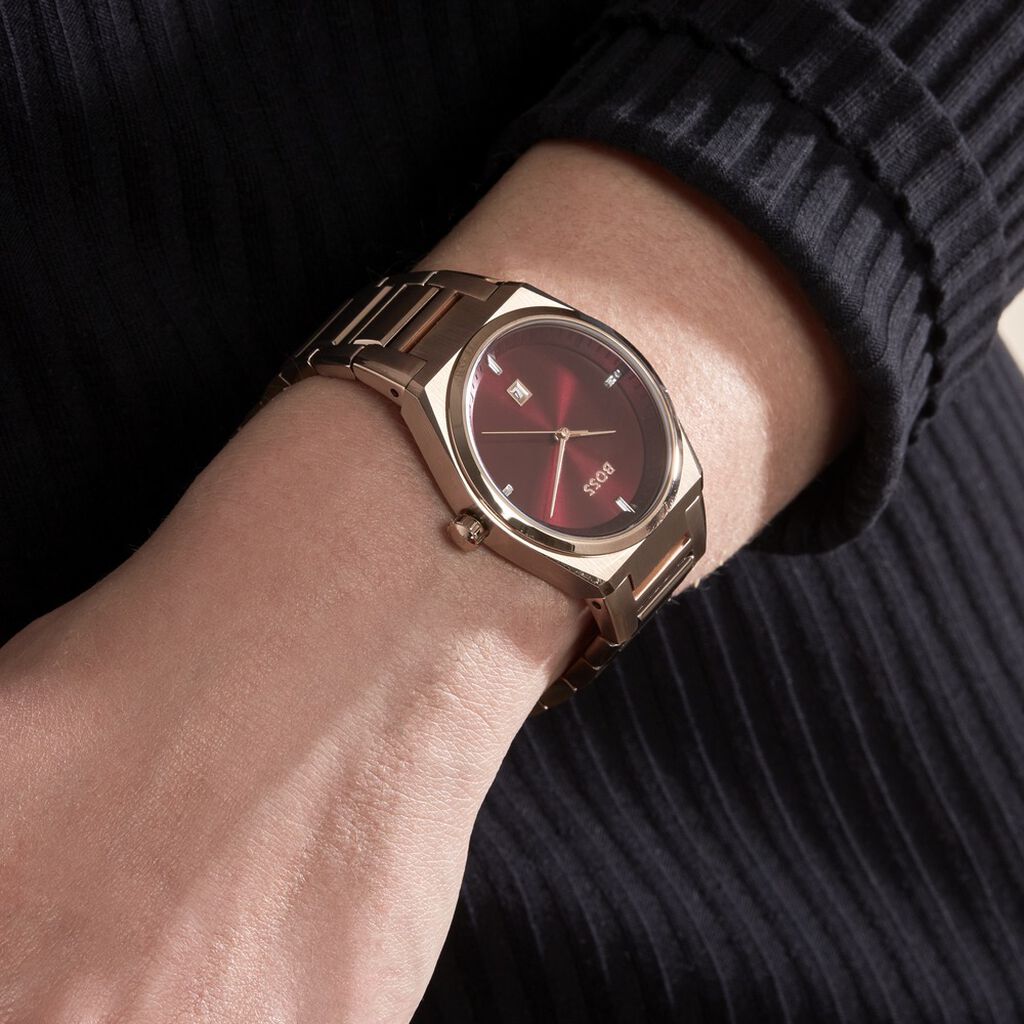 Montre Boss Steer Rouge - Montres Femme | Histoire d’Or