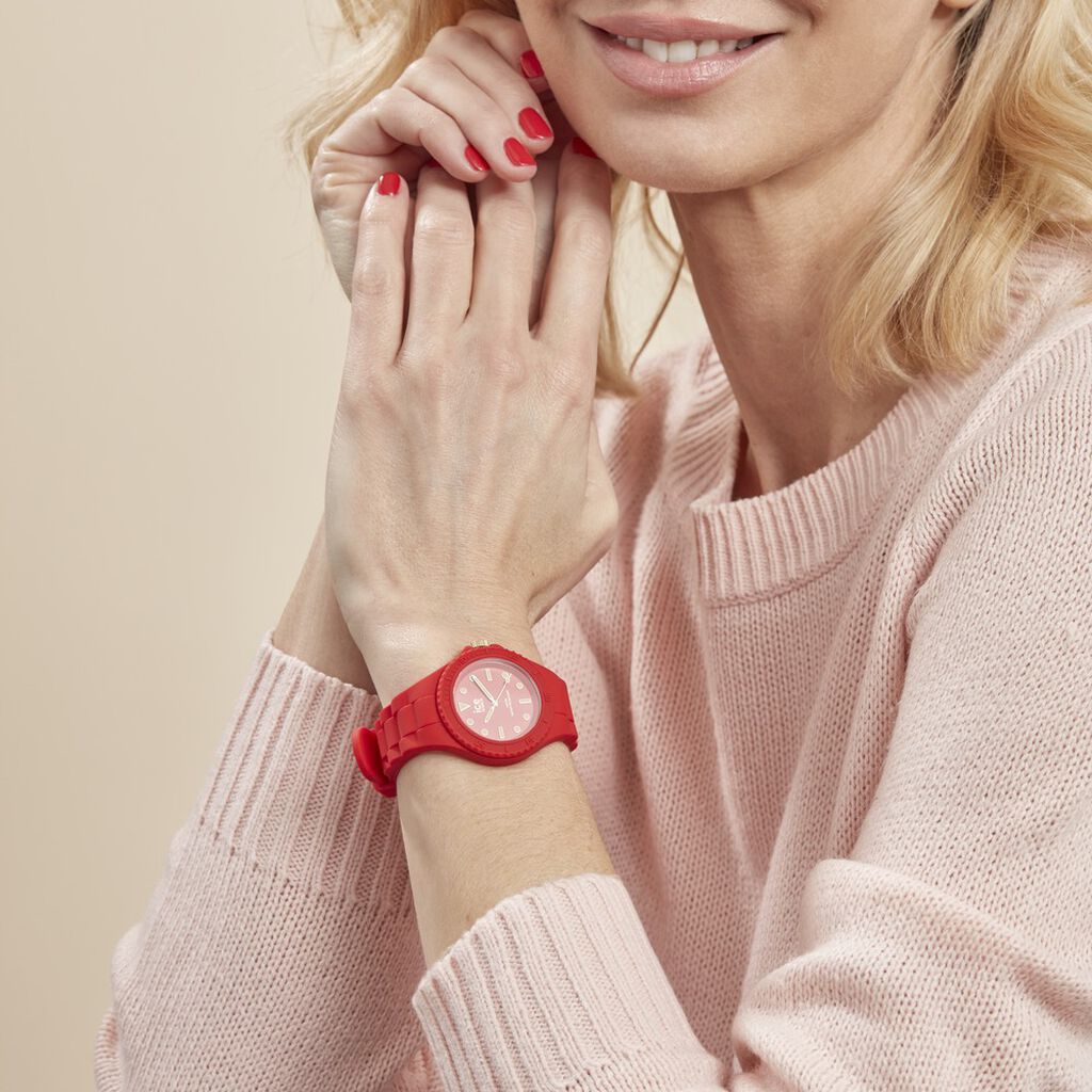 Montre Ice Watch Ice Generation Rouge - Montres Femme | Histoire d’Or