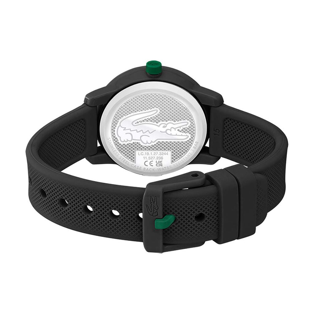 Montre Lacoste 12.12 Kids Noir - Id&eacute;es cadeaux Enfant | Histoire d&rsquo;Or