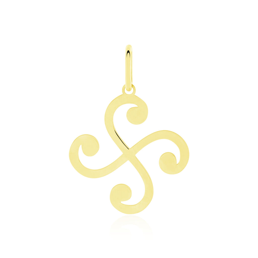 Pendentif Cobeia Croix Basque Or Jaune - Pendentifs Famille | Histoire d’Or