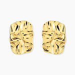 Boucles D'oreilles Puces Maelisa Acier Jaune Sans Pierre - Boucles d'oreilles fantaisie Femme | Histoire d&rsquo;Or