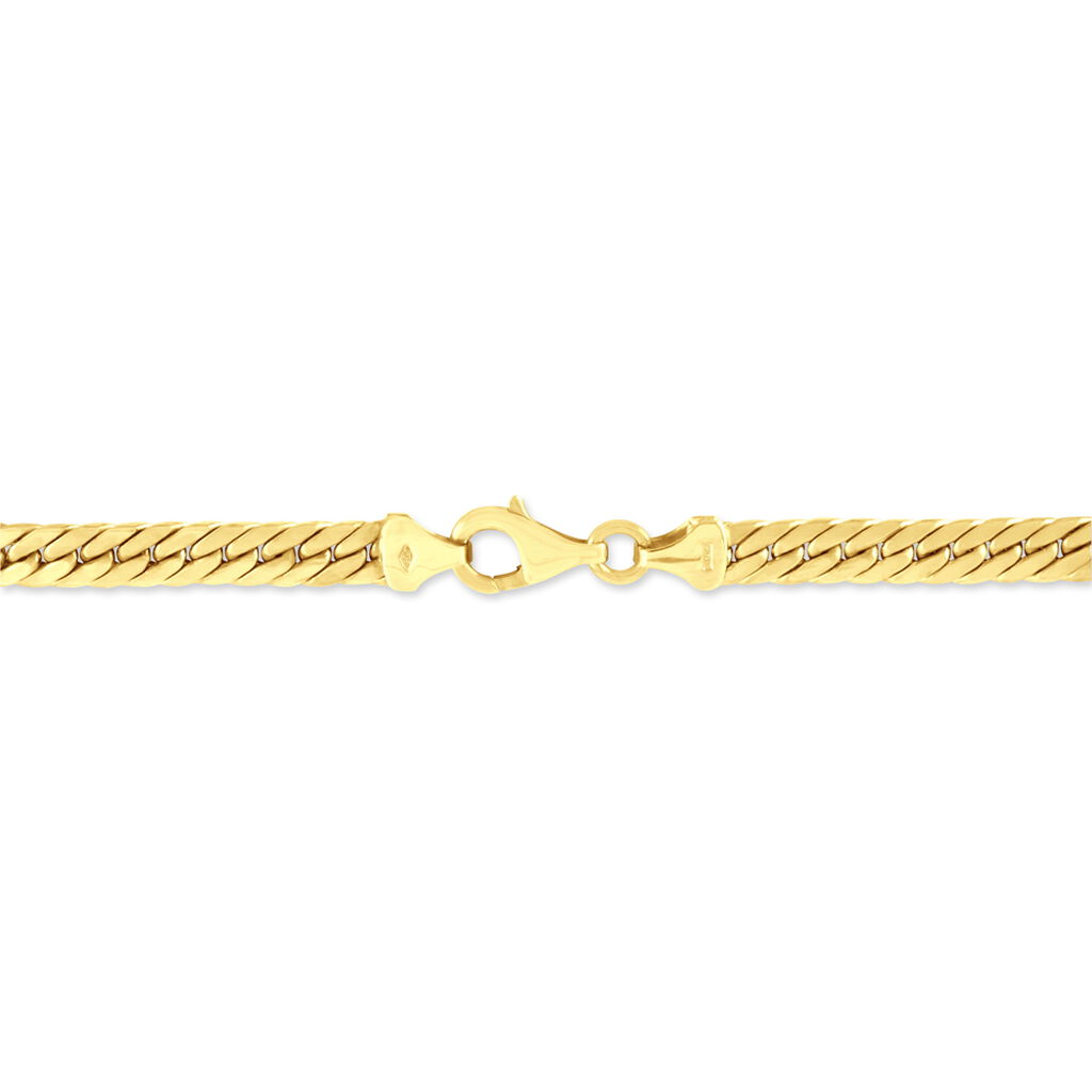 Bracelet Or Jaune Izel Maille Anglaise - Bracelets cha&icirc;ne Femme | Histoire d&rsquo;Or