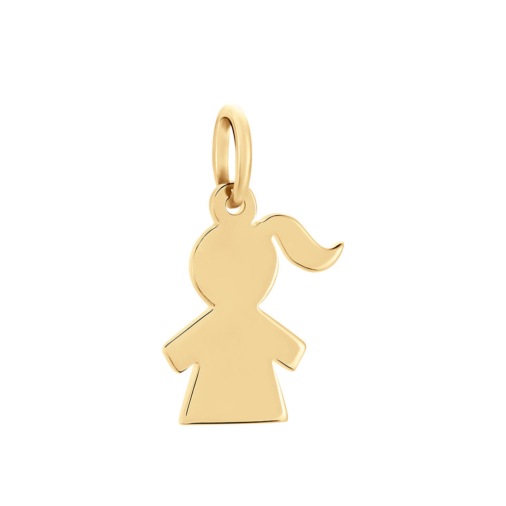 Pendentif Kids Plaque Or Doré - Pendentifs Femme | Histoire d’Or