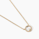 Collier Plaqu&eacute; Or Lila Oxydes De Zirconium - Id&eacute;es cadeaux Femme | Histoire d&rsquo;Or