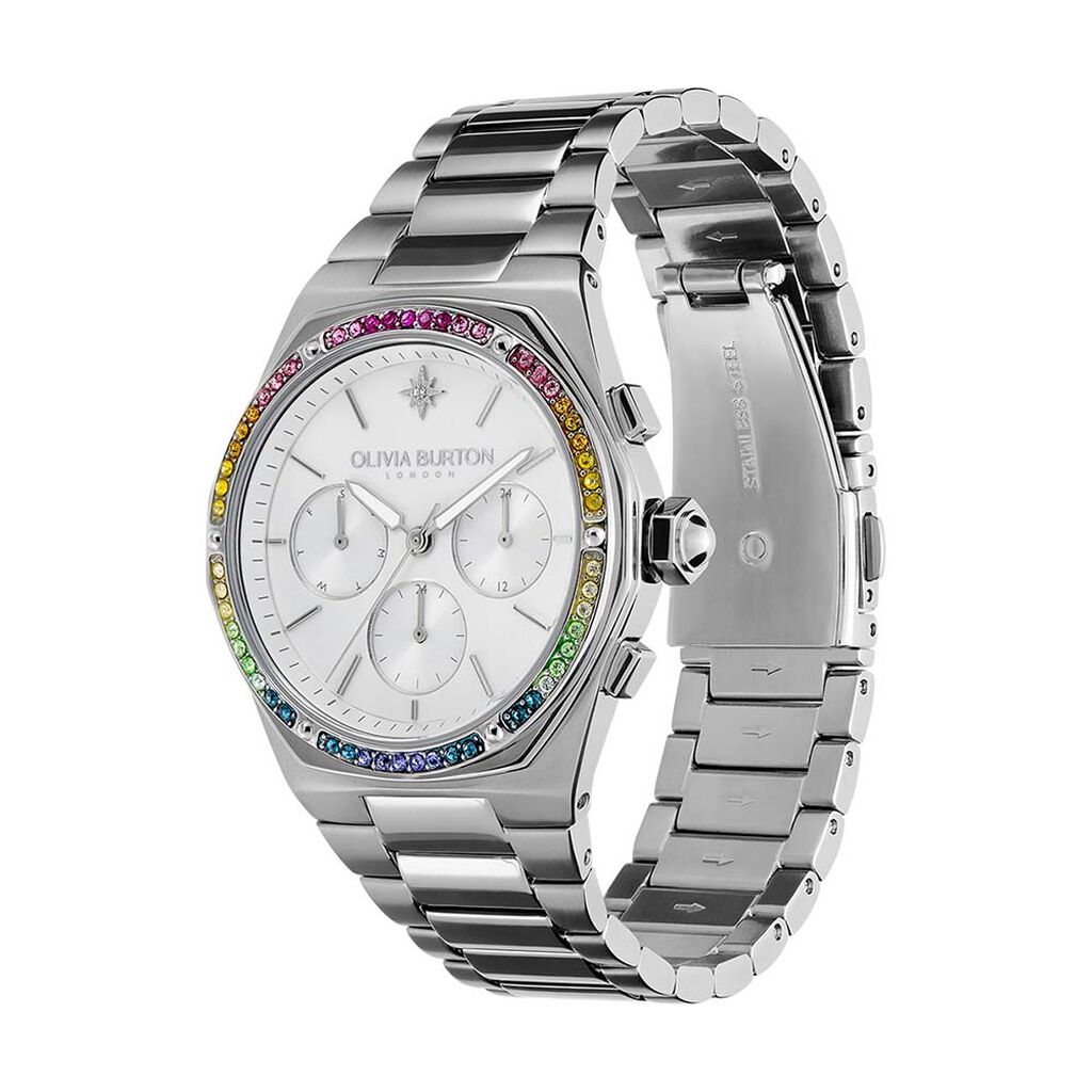 Montre Olivia Burton Hexa Multifonction Argenté - Montres Femme | Histoire d’Or