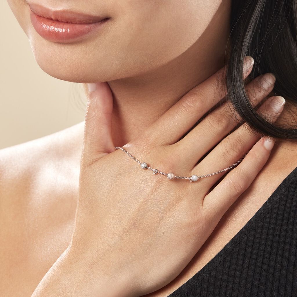 Collier Argent Bicolore Wilmart - Colliers fantaisie Femme | Histoire d’Or