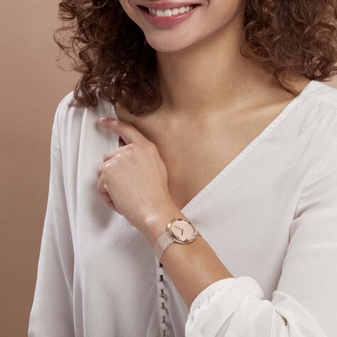 Montre Calvin Klein Twisted Bezel Rose - Montres Femme | Histoire d’Or
