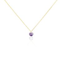 Collier Les Audacieuses Or Jaune Améthyste