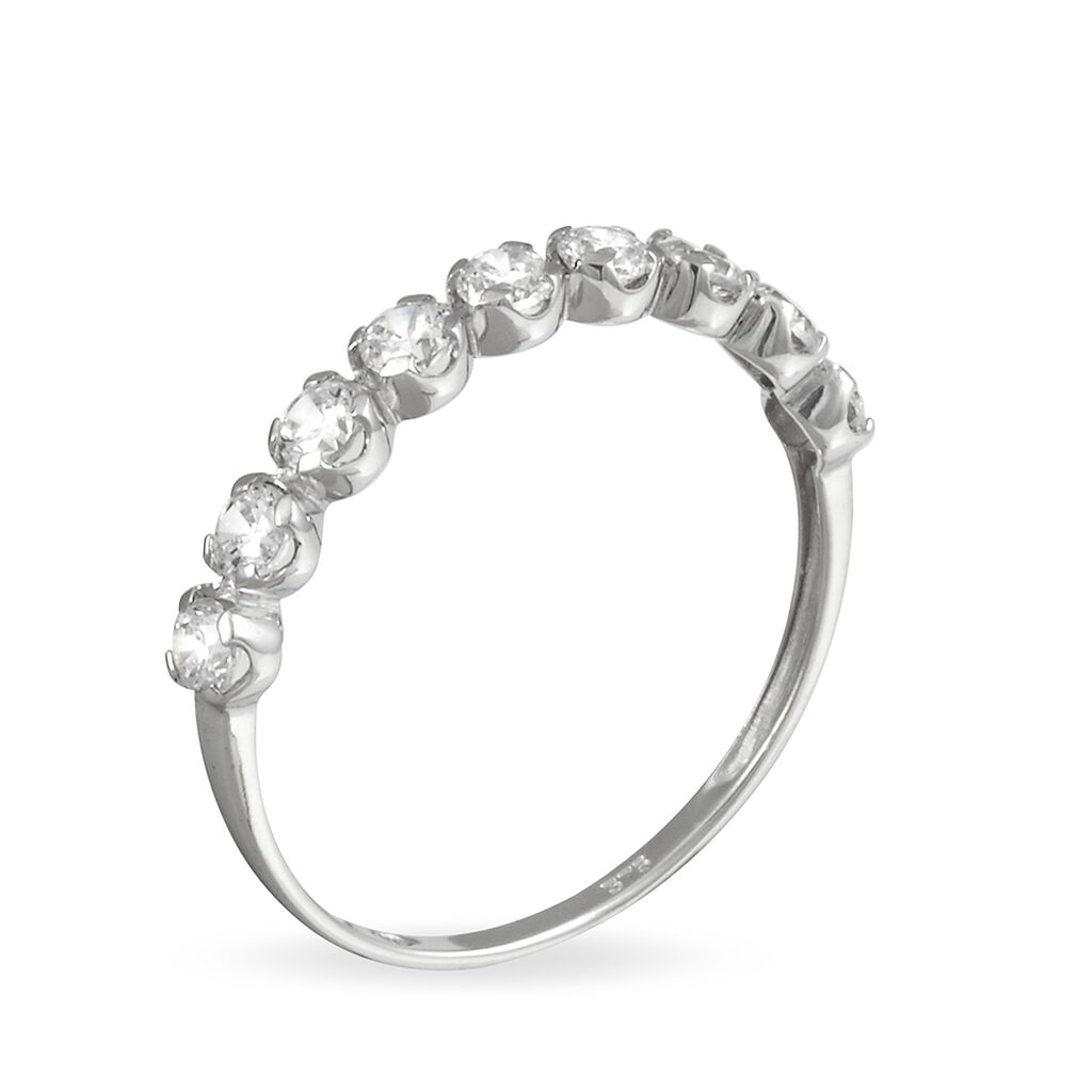 Alliance Marlyatou Or Blanc Oxyde De Zirconium - Alliances Femme | Histoire d’Or