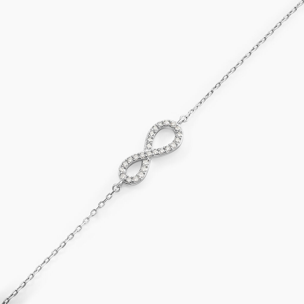 Bracelet Veda Argent Blanc Oxyde De Zirconium - Bracelets Femme | Histoire d’Or